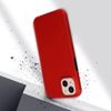 Funda Iphone 13 Parte Trasera Rígida Rojo Delantera Flexible Transparente