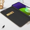 Funda Samsung Galaxy A53 5g Tarjetero Soporte Vídeo Forcell Luna Book Gold Negro