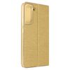 Funda Samsung Galaxy S22 Plus Tarjetero Soporte Forcell Luna Book Gold Dorado