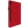 Funda Lenovo Tab P12 Pro Tarjetero Soporte Vídeo Rojo