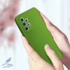 Funda Samsung Galaxy A33 5g Silicona Flexible Acabado Tacto Suave Verde