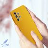 Funda Samsung Galaxy A33 5g Silicona Flexible Acabado Tacto Suave Amarillo