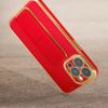 Funda De Silicona Plegable Para Iphone 13 Pro Sistema Magnético Rojo