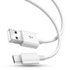 Cable Usb-c Carga Rápida Transferencia De Datos 2.0 1m De Longitud Blanco