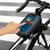 Funda De Soporte Móvil Para Bicicletas De 7'' Espacio De Almacenamiento Negro