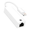 Adaptador Ethernet Rj45 A Lightning Iphone Y Ipad Velocidad De Datos 100 Mbps