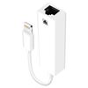 Adaptador Ethernet Rj45 A Lightning Iphone Y Ipad Velocidad De Datos 100 Mbps