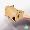 Gafas De Rv Para Smartphone En Cartón Reciclable Ultracompacto De Color Marrón