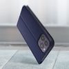 Funda Iphone 14 Pro Max Cuero Solapa Tarjetero Soporte Vídeo Azul Oscuro