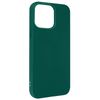 Carcasa Apple Iphone 14 Silicona Flexible Acabado Mate Anti-huellas Verde