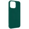 Carcasa Apple Iphone 14 Plus Silicona Flexible Acabado Mate Anti-huellas Verde