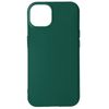 Carcasa Apple Iphone 14 Plus Silicona Flexible Acabado Mate Anti-huellas Verde