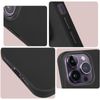 Carcasa Apple Iphone 14 Pro Silicona Flexible Acabado Mate Anti-huellas Negro