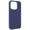 Carcasa Apple Iphone 14 Pro Silicona Flexible Acabado Mate Anti-huellas Azul