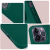 Carcasa Apple Iphone 14 Pro Max Silicona Flexible Acabado Mate Antihuellas Verde