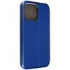 Funda Iphone 14 Pro Max Polipiel Tarjetero Soporte Vídeo - Azul