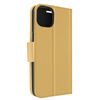 Funda Iphone 14 Plus Tarjetero Soporte Vídeo Bicolor – Dorado Y Negro