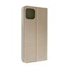 Funda Iphone 14 Plus Solapa Magnética Tarjetero Función Soporte Dorado