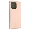 Funda Iphone 14 Plus Tarjetero Función Soporte Vídeo Solapa Magnética Rosa