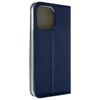 Funda Iphone 14 Pro Max Tarjetero Función Soporte Vídeo Solapa Magnética Azul