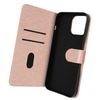 Funda Iphone 14 Pro Solapa Tarjetero Función Soporte Vídeo Oro Rosado