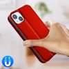 Funda Iphone 14 Plus Solapa Tarjetero Función Soporte Vídeo Rojo