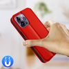 Funda Iphone 14 Pro Solapa Tarjetero Función Soporte Vídeo Rojo