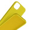 Carcasa Iphone 14 Plus Semi Rígida Soft Touch Fina Amarillo