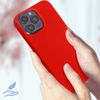Carcasa Iphone 14 Pro Max Semi Rígida Soft Touch Fina Rojo