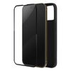 Carcasa Iphone 14 Pro Silicona Flexible Y Cristal Templado 9h Contorno Negro