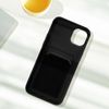 Carcasa Iphone 14 Silicona Flexible Tarjetero Forcell Negro