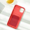 Carcasa Iphone 14 Silicona Flexible Tarjetero Forcell Coral