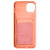 Carcasa Iphone 14 Silicona Flexible Tarjetero Forcell Rosa