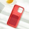 Carcasa Iphone 14 Pro Silicona Flexible Tarjetero Forcell Coral