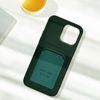 Carcasa Iphone 14 Pro Max Silicona Flexible Tarjetero Forcell Verde