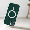 Funda Iphone 14 Compatible Magsafe Acabado Tacto Suave Verde