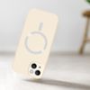 Funda Iphone 14 Compatible Magsafe Acabado Tacto Suave Blanco