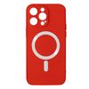 Funda Iphone 14 Pro Max Compatible Magsafe Acabado Tacto Suave Rojo