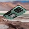 Carcasa Iphone 14 Pro Antigolpes Híbrido Con Anilla De Soporte Magnética Verde