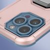 Carcasa Iphone 14 Pro Antigolpes Híbrido Con Anilla De Soporte Magnética Rosado