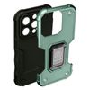 Carcasa Iphone 14 Pro Max Antigolpes Híbrida Anilla Soporte Magnética Verde