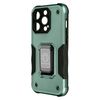 Carcasa Iphone 14 Pro Max Antigolpes Híbrida Anilla Soporte Magnética Verde