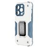 Carcasa Iphone 14 Pro Max Antigolpes Híbrida Anilla Soporte Magnética Blanco
