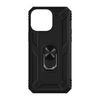 Funda Iphone 14 Pro Antigolpes 2 Materiales Anillo Soporte Vídeo Negro