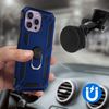 Funda Iphone 14 Pro Antigolpes 2 Materiales Anillo Soporte Vídeo Azul