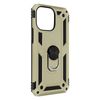 Funda Iphone 14 Pro Max Antigolpes 2 Materiales Anillo Soporte Vídeo Dorado