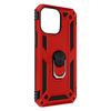 Funda Iphone 14 Pro Max Antigolpes 2 Materiales Anillo Soporte Vídeo Rojo