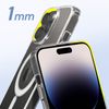 Carcasa Iphone 14 Pro Bimaterial Antigolpes Compatible Magsafe Transparente