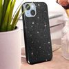 Samsung Iphone 14 Funda De Silicona De Lentejuelas Desmontable Negra