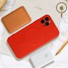 Carcasa Magsafe Iphone 11 Pro Max Silicona Interior Soft Touch Mag Cover Rojo